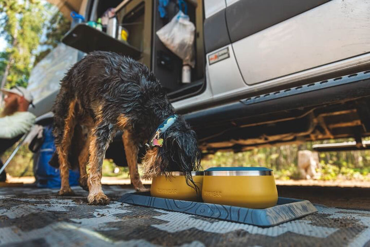 NEW! Basecamp Dog Bowl Mat - Non-Slip, Easy to Clean