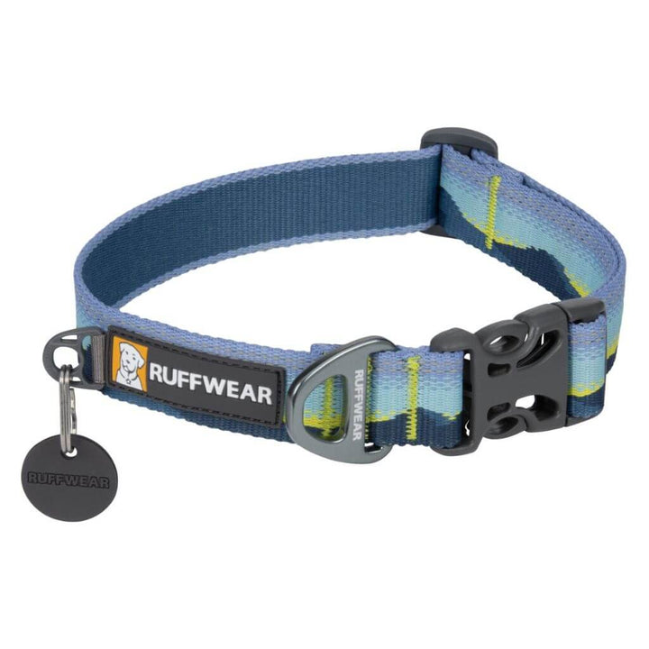 Ruffwear Crag Collar in the Alpine Dawn pattern