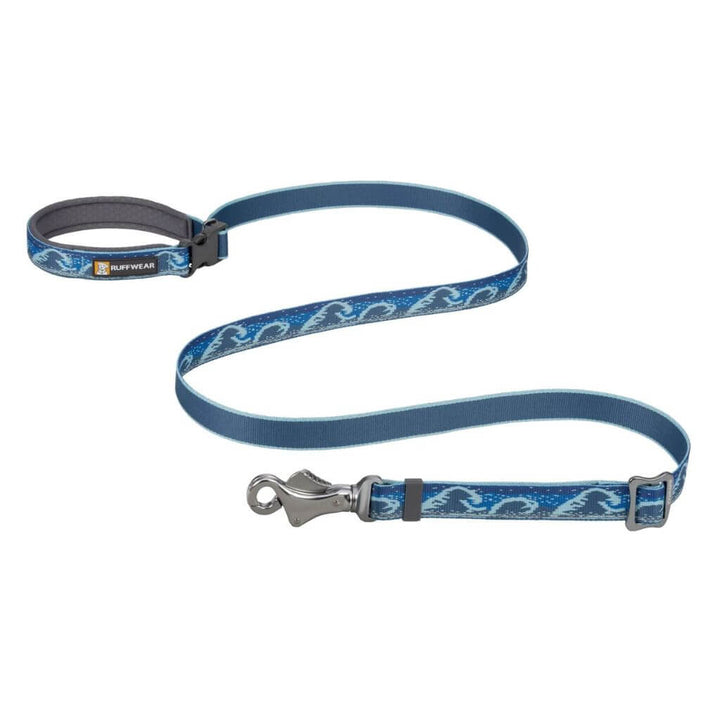 Ruffwear Crag EX Adjustable Dog Leash in Midnight Wave Pattern