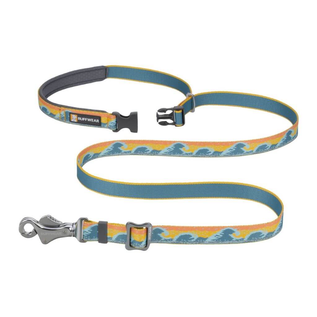 Ruffwear Crag EX Adjustable Dog Leash Showing the Waist Clip undone