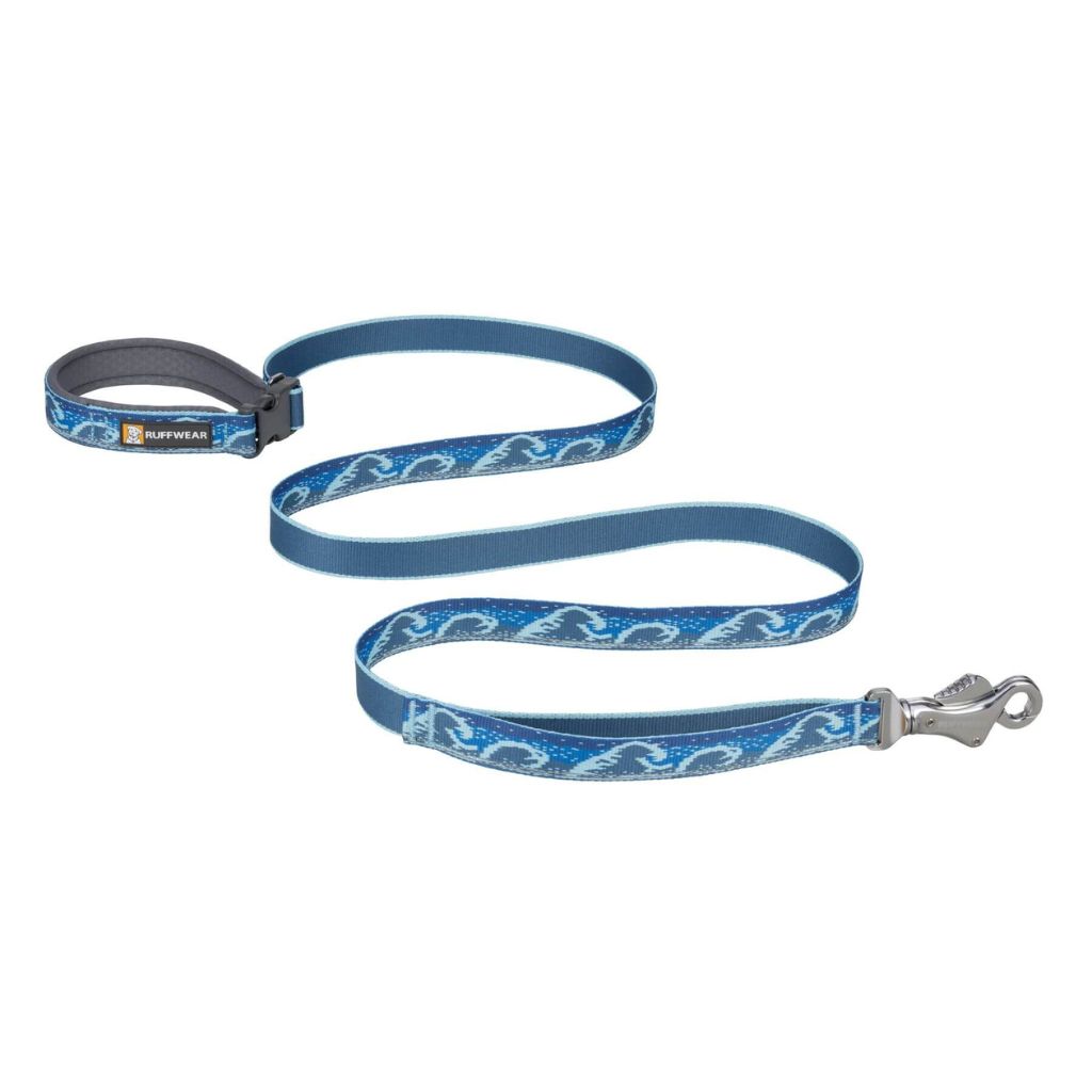 Ruffwear Crag Leash in Midnight Wave pattern
