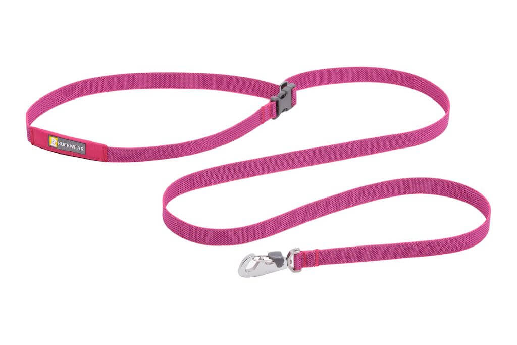 Ruffwear Flagline Dog Leash in Alpenglow Pink