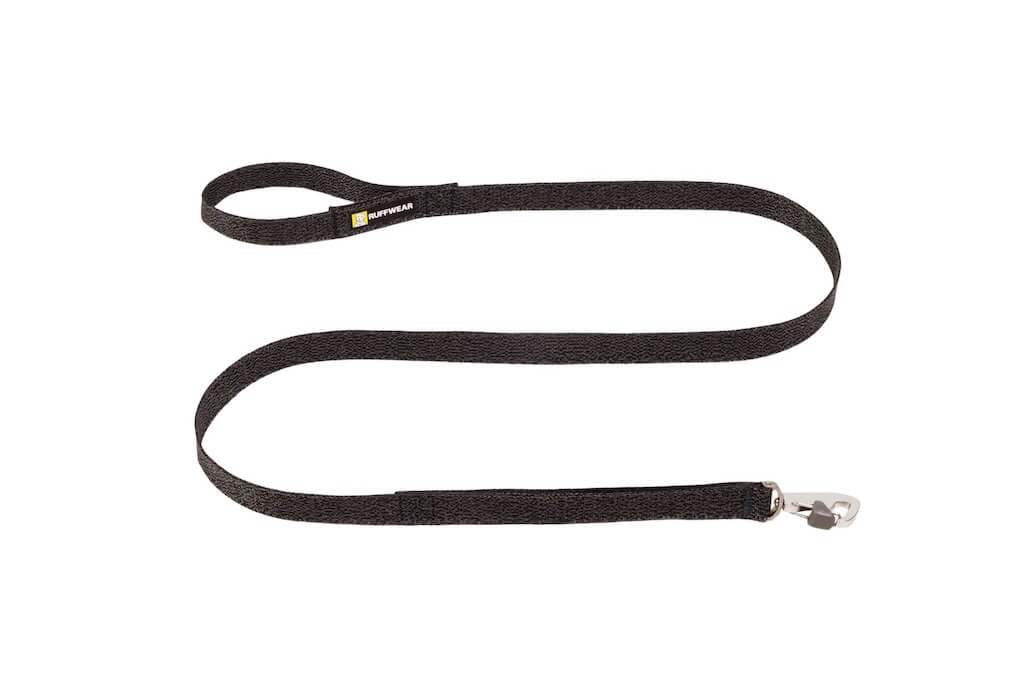 Ruffwear Front Range Flex Dog Leash in Basalt Grey on a white background