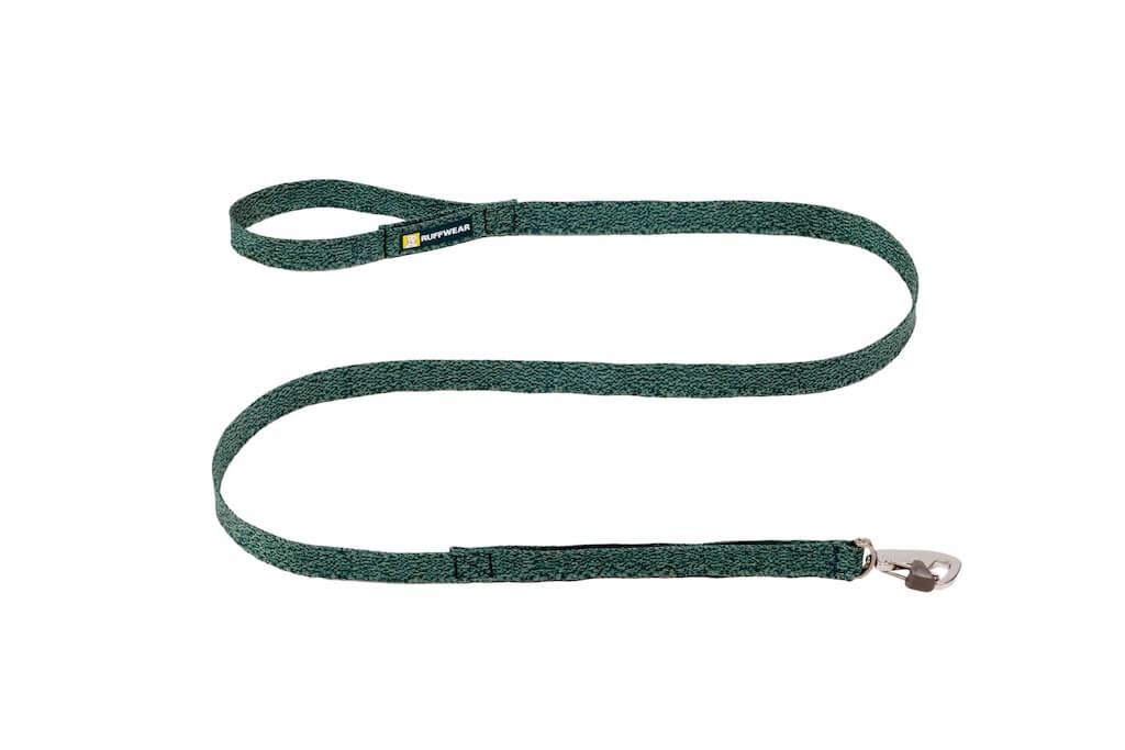 Ruffwear Front Range Flex Dog Leash in Deep Teal on a white background