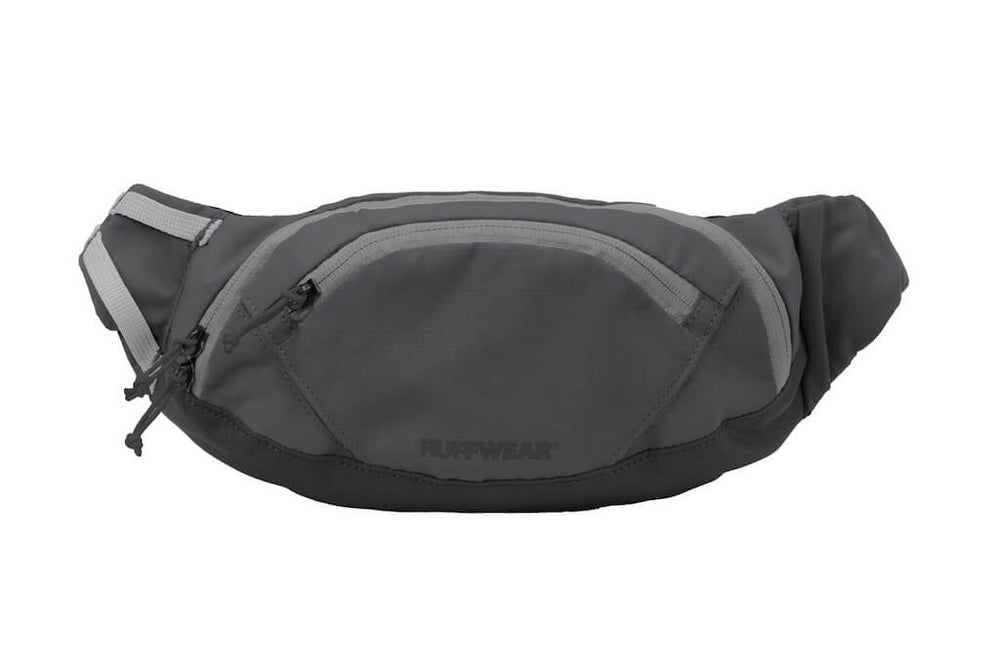 Ruffwear Home Trail Hip Pack in Basalt Grey.  A handy bum bag to hold everything for your dog walks.