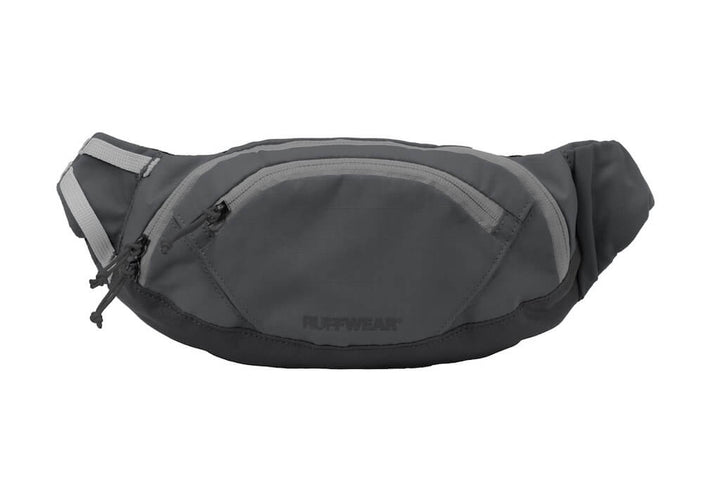 Ruffwear Home Trail Hip Pack in Basalt Grey.  A handy bum bag to hold everything for your dog walks.