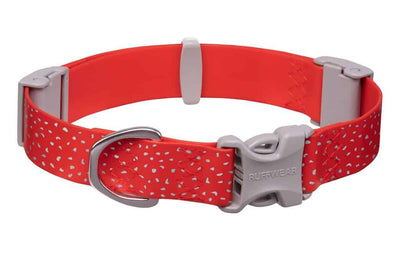 Ruffwear Confluence Dog Collar in Red Sumac