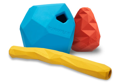 Gnawt-a-Rock - Treat-dispensing, Rubber Dog Toy