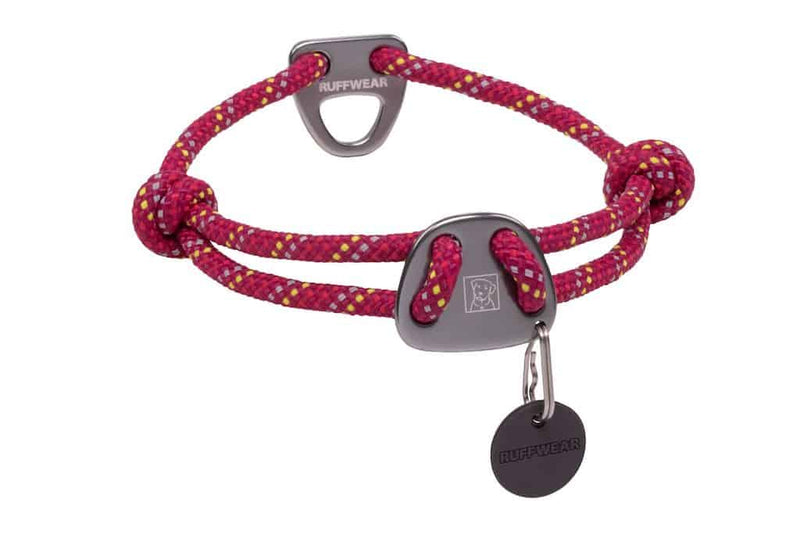 Ruffwear Knot-a-Collar in Hibiscus Pink available from Canine Spirit 