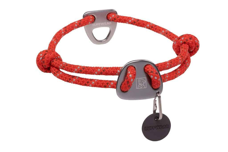 Ruffwear Knot-a-Collar in Red Sumac available from Canine Spirit 