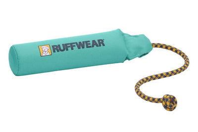 Ruffwear Lunker dog toy in Aurora Teal