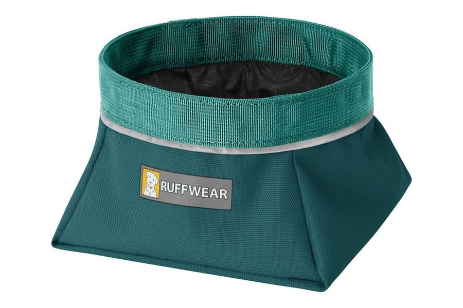 Ruffwear Quencher Dog Bowl in Tumalo Teal